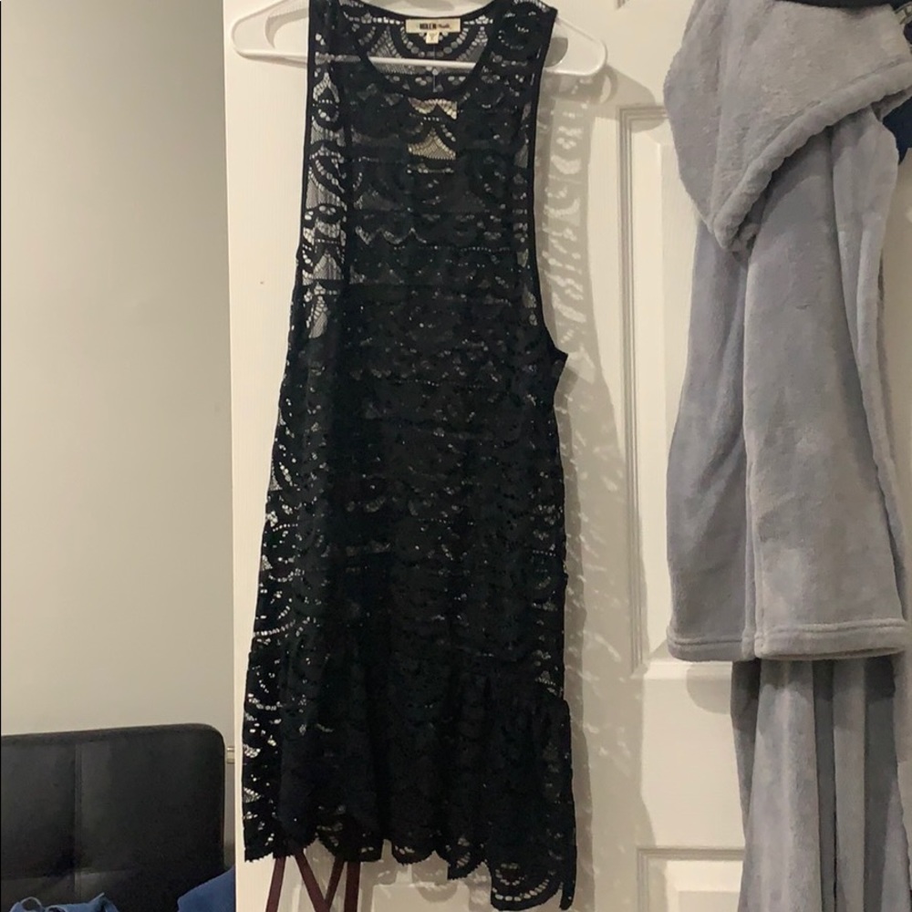 Black lace cover up